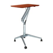 Unique Furniture 28" Height Adjustable Stand Up Laptop Table in Cherry