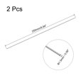 thumbnail image 2 of Unique Bargains 304 Stainless Steel Capillary Tubes Metal Tubing Silver Tone 1.5mm x 0.2mm, 2 of 6