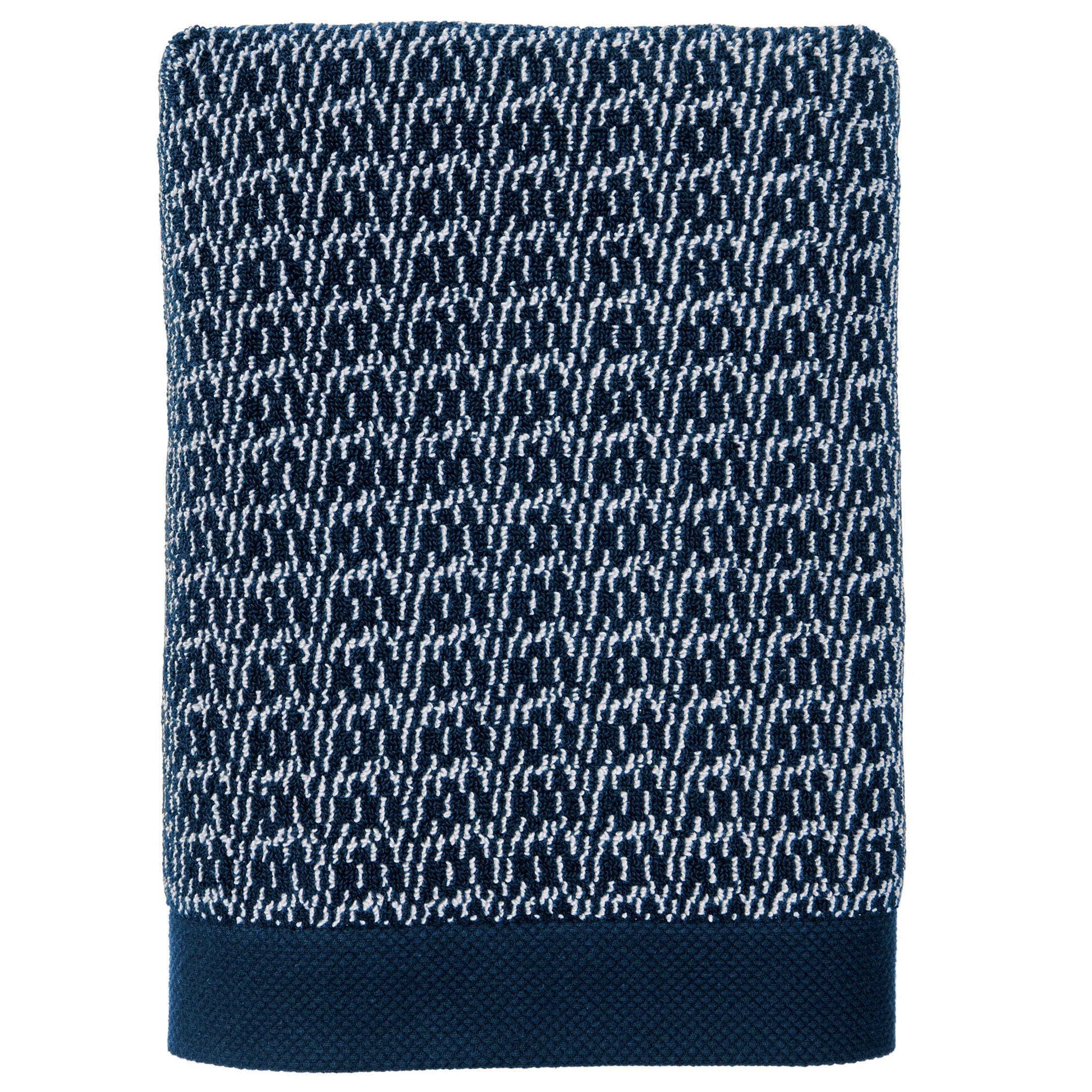 Better Homes & Gardens Signature Soft Cotton Melange 6 Piece Bath Towel Set,Blue Admiral