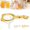 Yellow, variant on Ultra Fine Mesh Strainer with Handle - Detachable Nylon Mesh Filter with Non-Slip Handle, Ultra Fine Mesh Strainer for Soy Milk, Juice, Sauce, Flour Sifting, Kitchen Cooking & Baking
