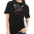 thumbnail image 3 of Oversized Zodiac Capricorn Sign Graphic Design Short Sleeve Cotton Jersey T-Shirt - Black XL, 3 of 4