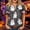 Dark Gray #015, variant on Halloween Shirts for Women Spider Candy Print Henley Funny Tops Bat Graphic Short Sleeve Casual Scary T-Shirt S