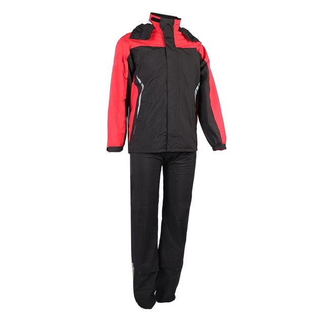 Motorcycle Rain Suit Lightweight Rain Jacket Pants Waterproof Breathable Protective Gear for Outdoor Riding