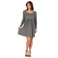 thumbnail image 6 of Womens Scoop Neck Babydoll Dress, 6 of 10