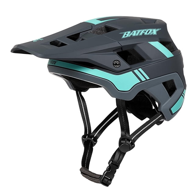 Casco de bicicleta BATFOX XL 61-63 cm gris azulado para montaña