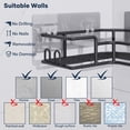 thumbnail image 6 of Topritt Corner Shower Caddy, 2-Pack No Drill Adhesive Organizer with Soap Dish, Space-Saving Bathroom/Kitchen Storage Shelf for Shower Corner (90° Angle Only), 6 of 11