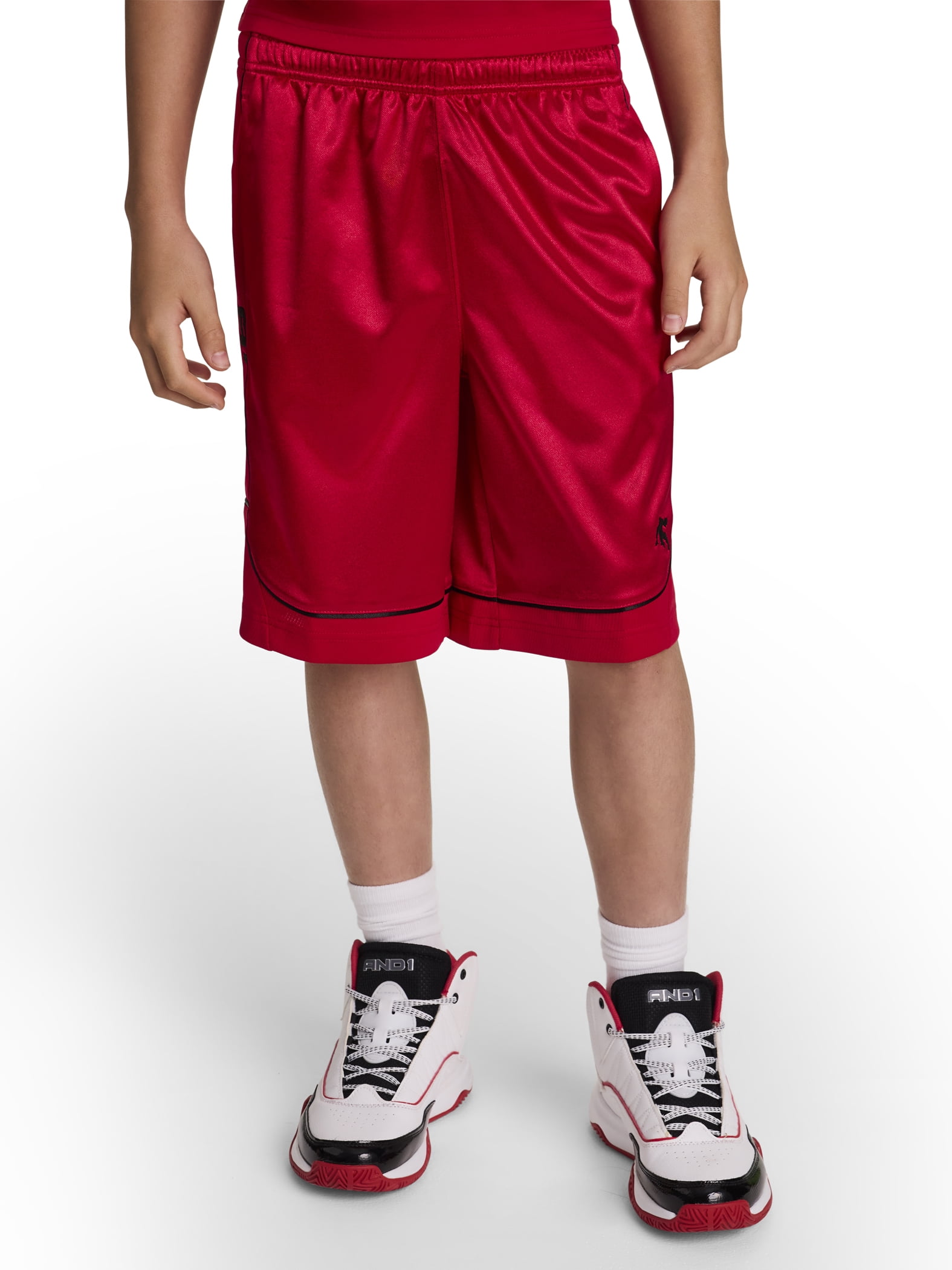 AND1 Boy's All Court Basketball Athletic Shorts, Sizes 4-18