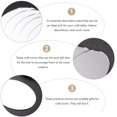 thumbnail image 3 of HLONK 20pcs Small Oval Craft Mirrors Glass Mosaic Tile Pieces for DIY Craft Projects, 3 of 11
