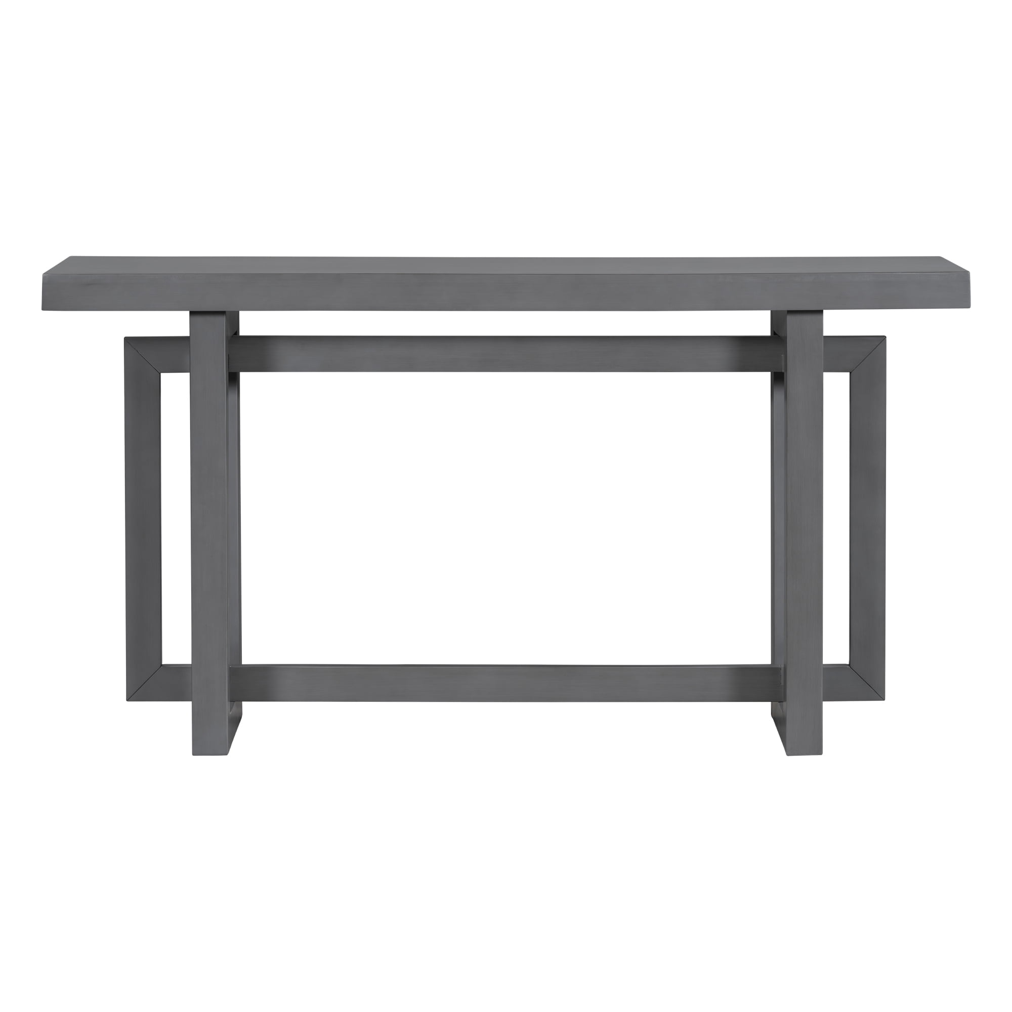 Harper & Bright Designs Wood Narrow Console Table , Extra Long Entryway Table for Hallway and Entryway , Dawn Grey