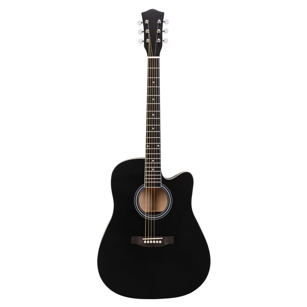 Guitare Acoustique 4-4 Guitare Folk Country Pan coupé 41 Pouces