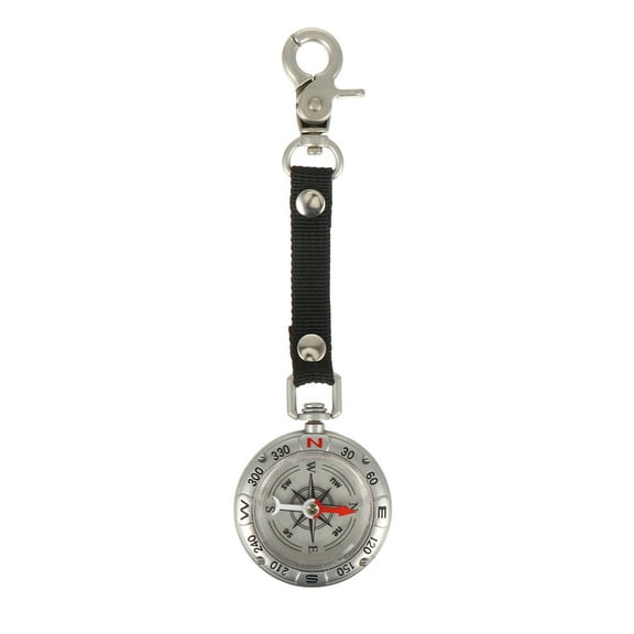 unbranded Wire Magnetic Key Holder Compass Keychain Clear Scale Compass Man Travel 5X5X1CM