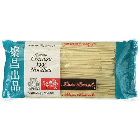 Rose Brand - Gourmet Chinese Egg Noodles 16 Ounce (Pack of 4) Pack of