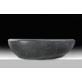 thumbnail image 3 of Anzzi Ls-Az8220 Twin 18-7/8" Oval Natural Stone Vessel Bathroom Sink - Black, 3 of 4