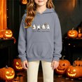 thumbnail image 2 of Weebloom Kids Halloween Hoodies For Boys Girls Cute Graphic Fleece Toddler Hoodie Pullover Tops With Pocket,Size 4-14 Y, 2 of 4