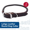 thumbnail image 2 of Collar para perro Coastal Pet Circle T Latigo de piel redondo 20 cm, 2 of 7