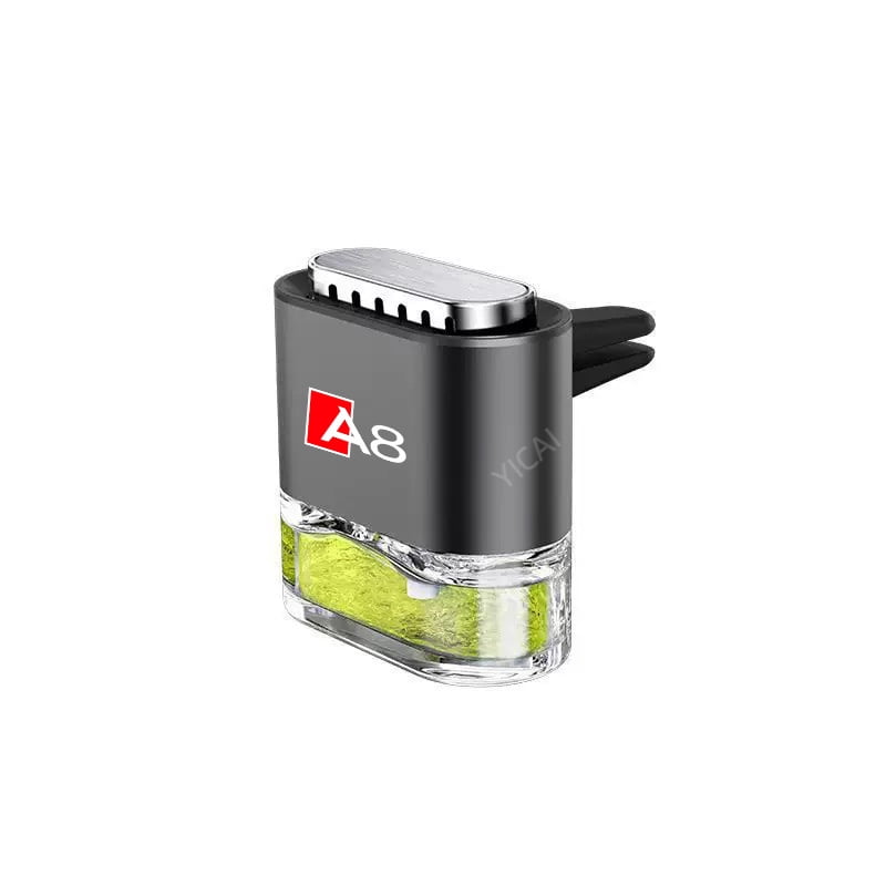For Audi A8 Car Mounted Air Outlet Perfume Aluminum Alloy Air Freshener Gulong Floral Liquid Fragrance