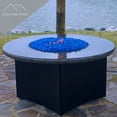 thumbnail image 5 of Blue Ridge Brand™ 1/2" Crushed Glass for Fire Pit - Fireplace and Landscaping - Light Blue - 20 Pound, 5 of 6