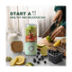 thumbnail image 2 of Licuadora portátil de 500 ml, mini exprimidor de 6 cuchillas, licuadora eléctrica USB, exprimidor de frutas y verduras, máquina exprimidora-C, 2 of 8