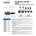thumbnail image 3 of Hhip 1/8" R8 End Mill Holder 3900-0100, 3 of 3