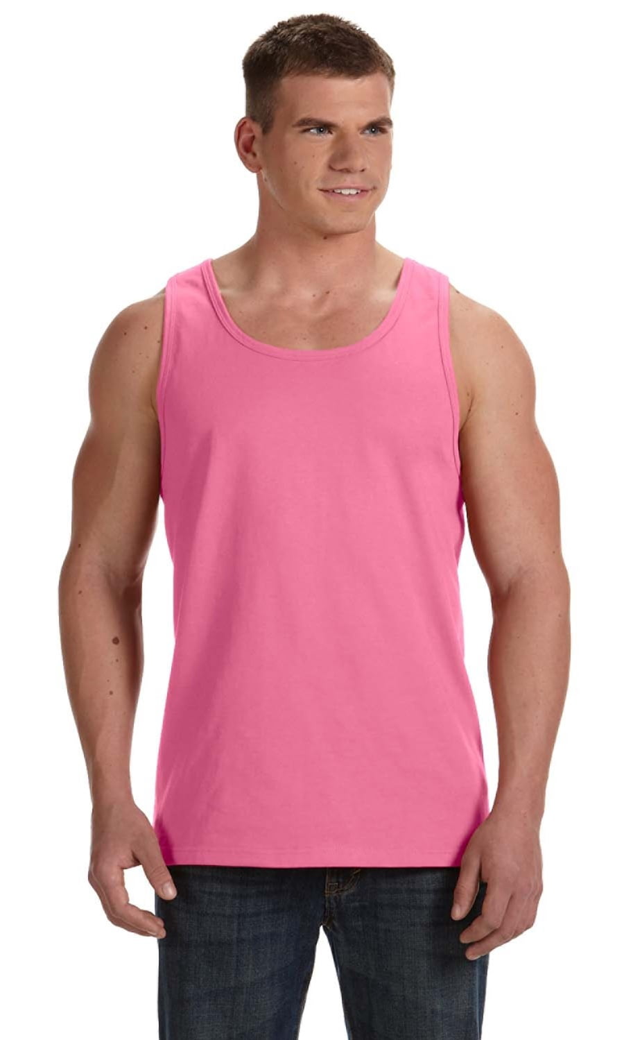 Loom Mens Big \u0026 Tall Tank Tops | Pink