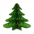 thumbnail image 2 of Party Central Pack of 6 Green Honeycomb Tissue Christmas Trees 25", 2 of 2