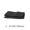 thumbnail image 1 of 2 Sheets Graphite Carbon Fiber Felt Soft High Temperature Carbon Fiber For Contamination Adsorption Cleaning, 1 of 1