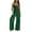 Green, variant on ABATAB Summer Jumpsuits for Women Casual Sleeveless baggy Rompers Wide Leg Jumpsuit with Pockets Dressy Clothes