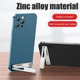 thumbnail image 1 of Langgg Tablet Phone Holder Foldable Aluminium Alloy Cell Phone Stand Adhesive L-shape Desktop Stand, 1 of 9