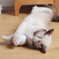 thumbnail image 3 of Flmtop Electric USB Charging Cat Interactive Ball Toy with Rolling LED Light Pet Supply White, 3 of 8