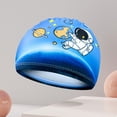 thumbnail image 3 of LJNYFDC Unisex Swimming Hats Kids Swimming Hats 4Pcs Quick Dry High Elastic Non Slip Seamless Fit Cartoon Pattern Protective Nylon Stretchy Cute Swim Caps, 3 of 7
