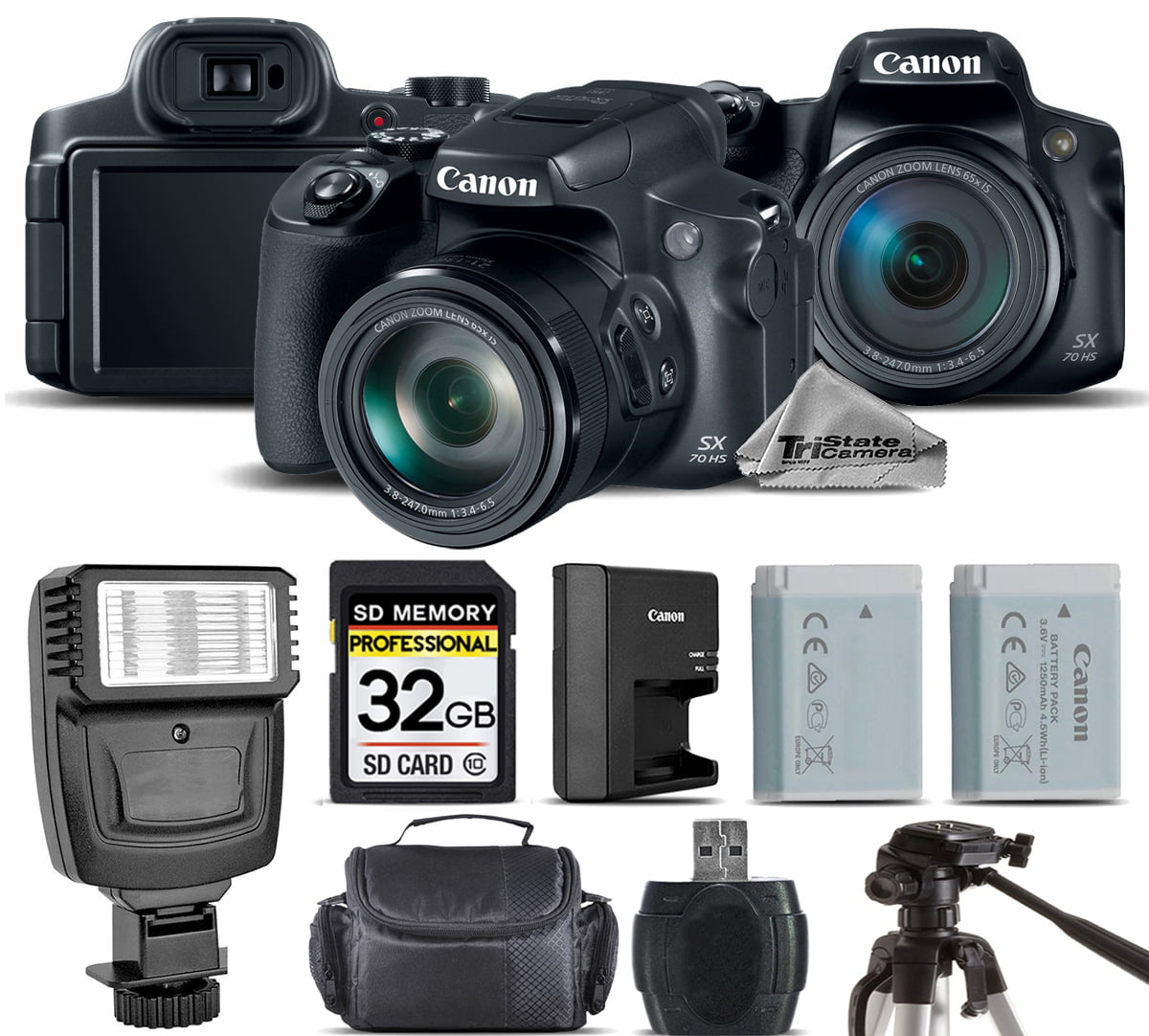 Canon PowerShot SX70 HS Digital Camera 20.3MP NFC / WiFi. 65x 
