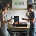 thumbnail image 5 of Electric Griddle - Crepe Maker Hot Plate Cooktop with Press Grill for Paninis, 5 of 6