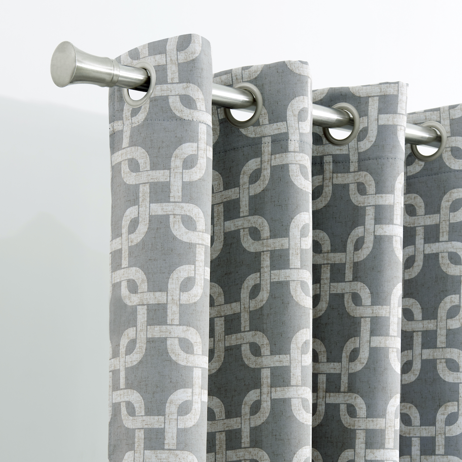 Dainty Home Interlock Grommet Blackout Curtain Panel, 54" x 84"