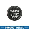 thumbnail image 5 of Unique Bargains Car Push Start Button Cover Car Engine Start Button Cover Trim for Mercedes Benz AMG GLA Black, 5 of 7