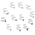 thumbnail image 5 of Here's a refined and professional product description for your **12pcs Stainless Steel Double Nose Ring Hoop** jewelry:\n\n \n\n**12pcs Stainless Steel, 5 of 5