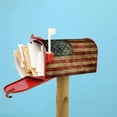 thumbnail image 6 of Patriotic Mailbox Covers Magnetic Standard Size 18" X 21" Vintage Grunge American USA Flag Mailbox Cover Decorations Wrap, 6 of 6