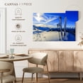 thumbnail image 5 of Elephant Stock Snowy Mountain Ski Trip Wall Art - Horizontal Canvas Wall Art - Living Room Wall Decor - Sports Canvas - Blue And Beige Decor - 24" x 16", 5 of 8