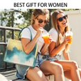 thumbnail image 5 of Large Capacity Tote Bag,Teal Marble Gold Abstract Pattern Handbag Fashion Luxury Tote Bag,15.7"x13"x 5.1" Inches,Laptop Compatible, 5 of 6