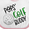 thumbnail image 4 of Inktastic Pops' Golf Buddy with Golf Ball Boys or Girls Baby Bib, 4 of 4