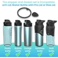 thumbnail image 3 of SHIQI-3 Set Gaskets and Stoppers Compatible with Under Armour Pro Lid and Rise Lid Water Bottle 16oz 18oz 24oz 32oz, Top Lid Replacement Seals Part, Bottle Cap Mouth Plug Accessories, 3 of 4