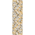 thumbnail image 2 of Rug Branch Solvi 2' x 13' (2'3" x 13')  Yellow/Beige Geometric Indoor Runner Rug, Contemporary, Medium Pile, Stain-Resistant Hallway Carpet - Entryway, Mudroom, Bedroom, and Kitchen, 2 of 8