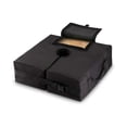 thumbnail image 5 of Square Shaped Water Or Sand Filled Umbrella Base Cantilever Offset Patio Market Umbrella Base Stand(Black), 5 of 9