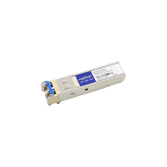 AddOn Juniper Networks EX-SFP-1GE-LX-I Compatible TAA 1000Base-LX SFP Transceiver (SMF, 1310nm, 10km, LC, DOM, -40 to 85C) - For Data Networking, Optical Network - LC 1000Base-LX Network - Optical