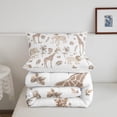 thumbnail image 6 of Manfei Jungle Animals Twin Comforter Sets,Elephant Lion Giraffe Animal African Safari Animal Bedding Set For Kids Reversible 2pcs, 6 of 8