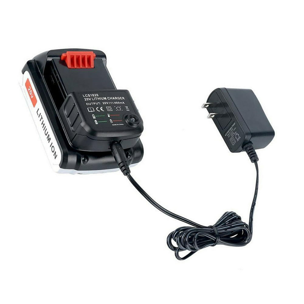 Visland 20V LCS1620 Lithium Battery Charger for Black&Decker 16V 20V
