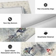 thumbnail image 5 of Christmas Snowman Outdoor Rug 5x7 Ft, Non Slip Washable Area Rug, Retro Xmas Forest Trees Golden Snowflakes Patio Rugs Carpet Runner, Large Floor Mat for Indoor/Outdoor Deck Porch Camping, 5 of 8