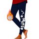 thumbnail image 5 of Gibobby pantalones nieve mujer Leggings deportivos estampados navideños de moda informal para mujer Leggings de moda (Azul marino, S), 5 of 5