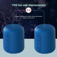 thumbnail image 6 of Portable Bluetooth Speaker, Wireless IPX4 Waterproof Outdoor Speaker With Subwoofer, 10W Louder Volume,Bluetooth 5.0, Dual Pairing, Portable Speaker For Party on Clearance, 6 of 7