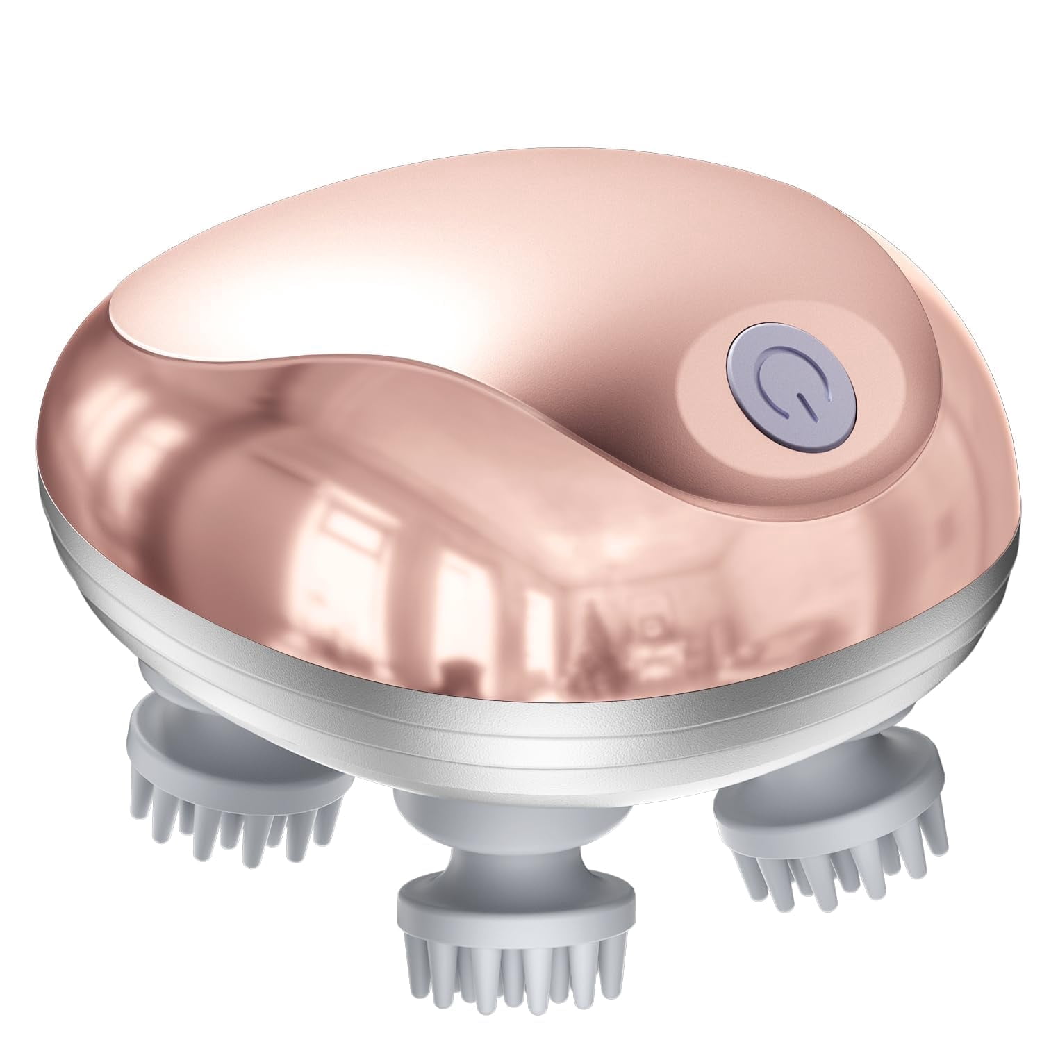 Qinghuai Scalp Massager Hair Growth, Soft Silicone Scalp Scrubber Shampoo Brush for Exfoliation, Dandruff Removal & Head Massage Stress Relax, Wet & Dry Use for Thick, Thin Hair Care