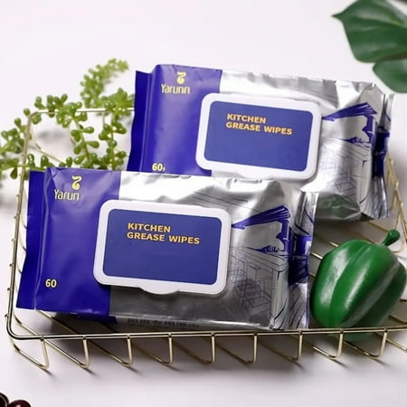 

XGZHP Absorbent and Convenient Disposable Wet Kitchen Cleaning Rag - 1 Pack Ideal for effortlessly managing all kitchen spills.